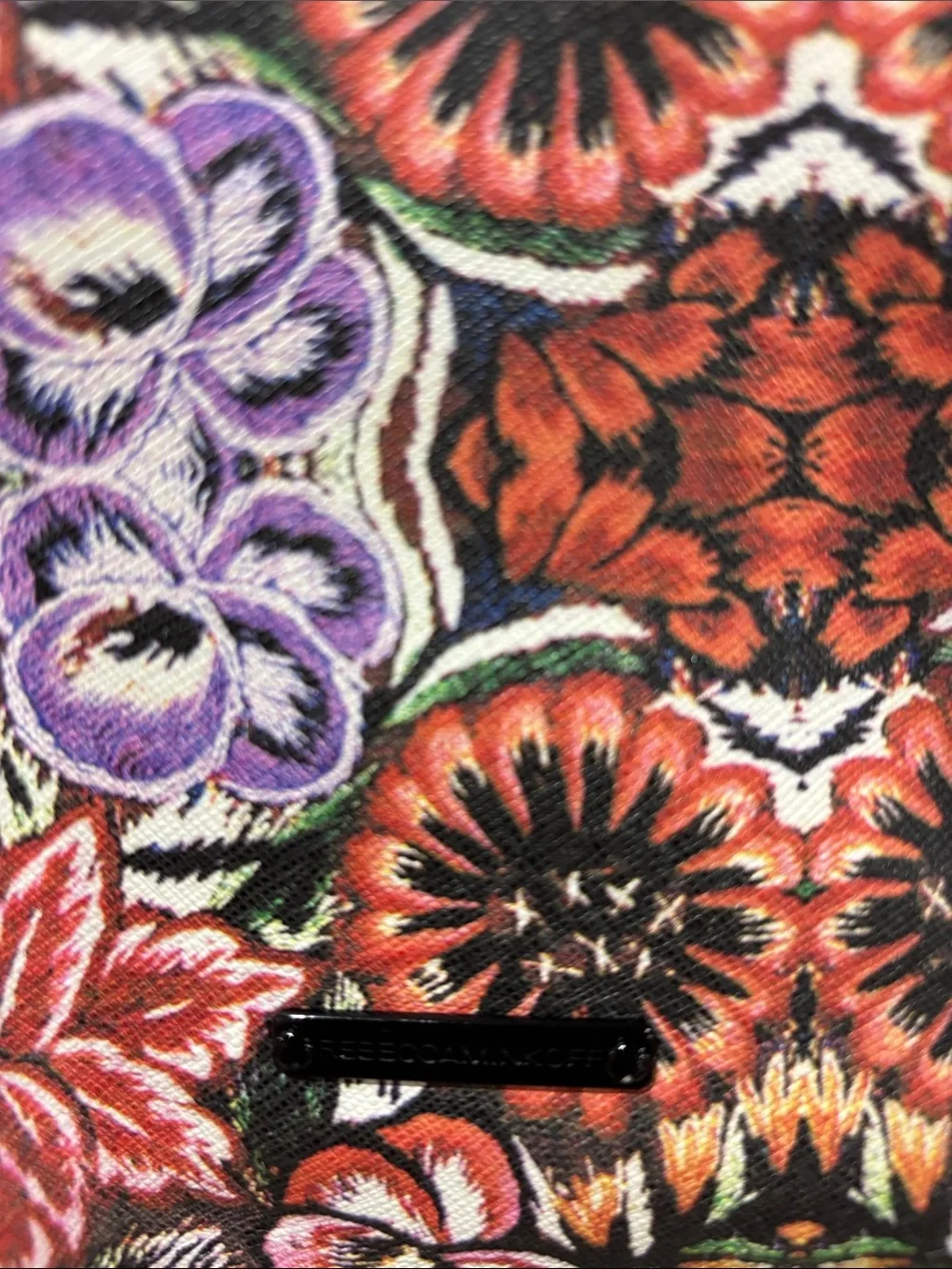 Rebecca Minnkoff Leather Floral Tote Bag